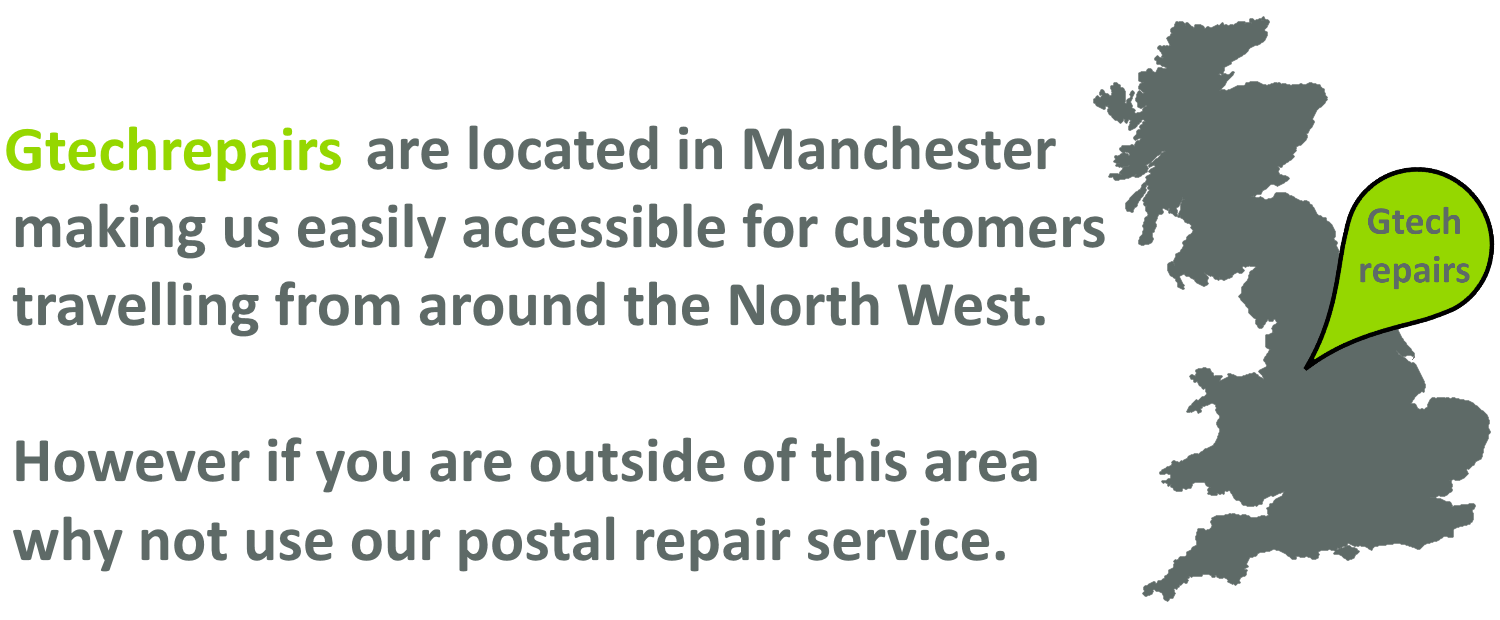gtech repairs location map